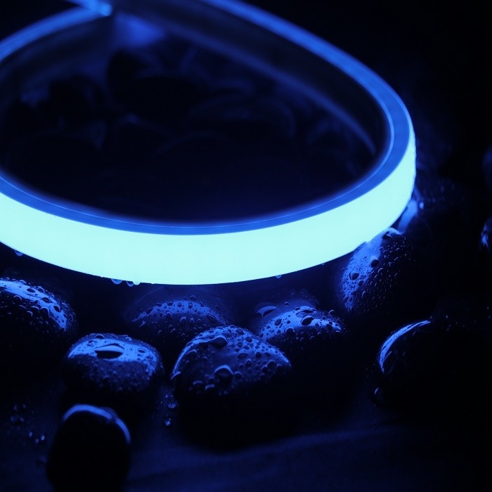 UV Resistant PU Dot Free LED Strip DC24V 15W/M With IP68 Underwater Project